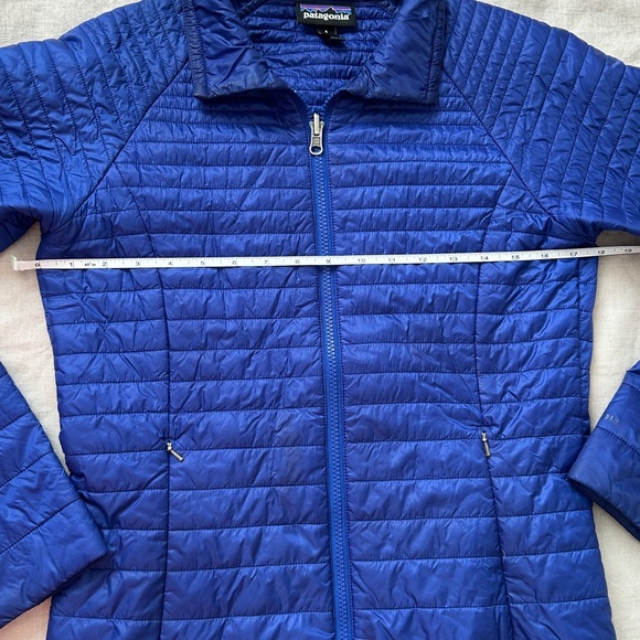 Patagonia Womens Vosque 3-in-1 Parka Inside Jacket Only Vibrant Blue Puffer Sz S - Picture 6 of 8